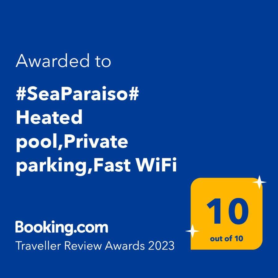 אדחה #Seaparaiso# Heated Pool,Private Parking,Fast Wifi מראה חיצוני תמונה